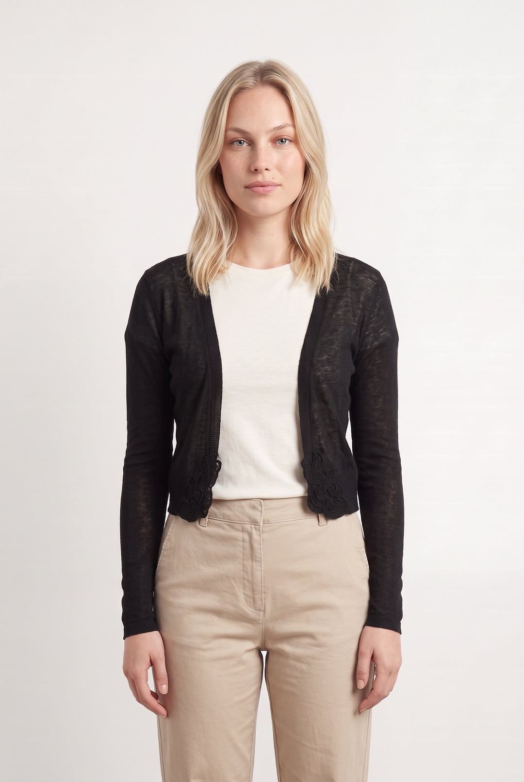 Gilet Noir - Taille L/40 de la marque La Fée Maraboutée | PARAD100008 - Vendu par Paradigme - Image 1