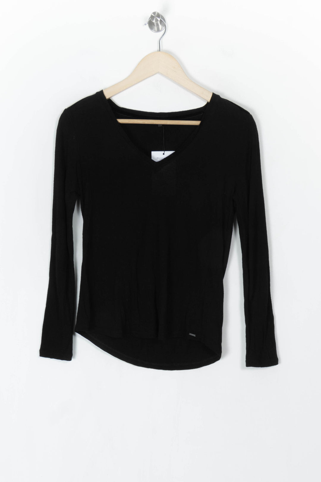 Tee-Shirt À Manches Longues Noir - Taille XS/34 de la marque IKKS | PARAD100018 - Vendu par Paradigme - Image 2