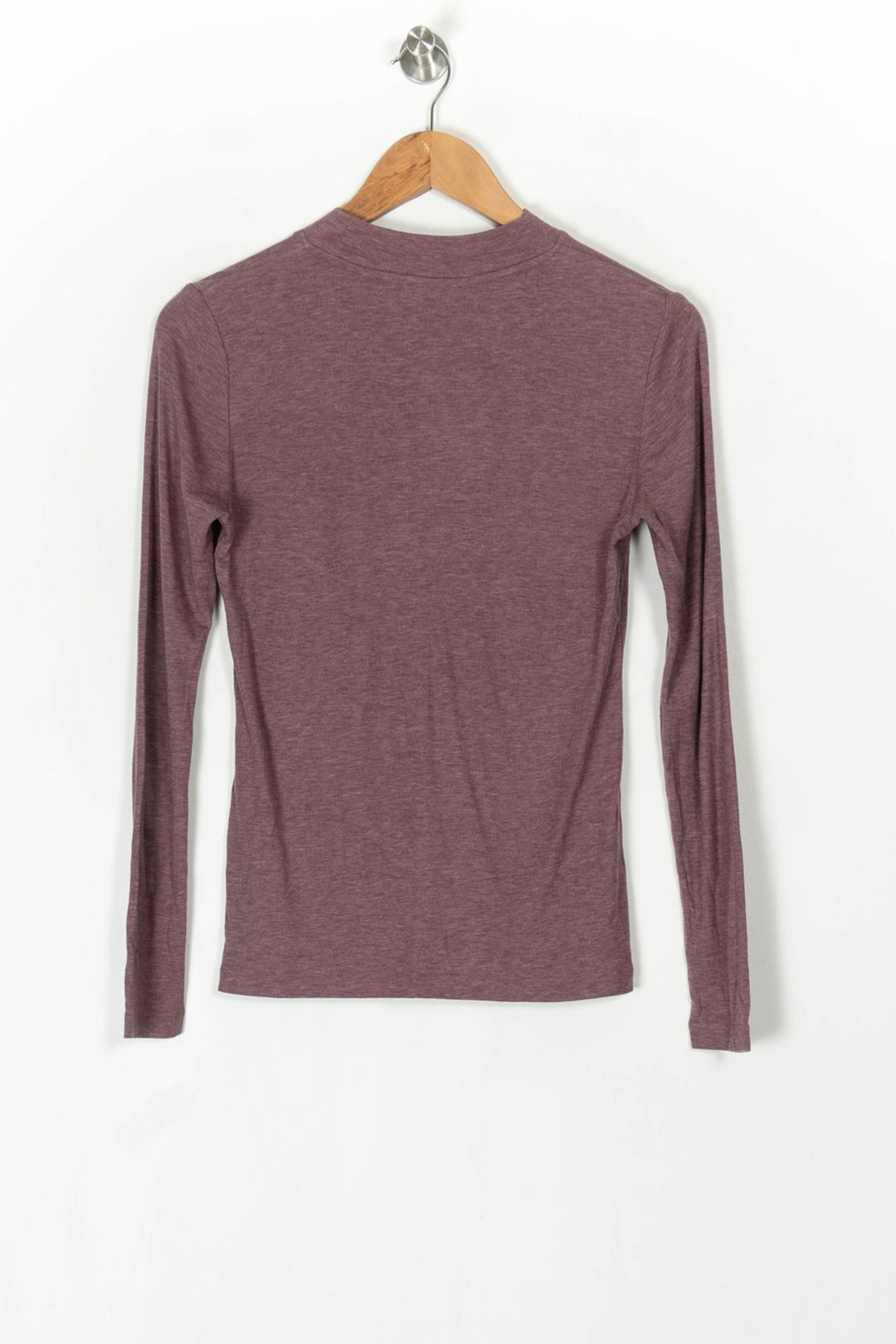 Tee-shirt à manches longues Violet - Taille S/36 de la marque Maison 123 | PARAD100019 - Vendu par Paradigme - Image 5