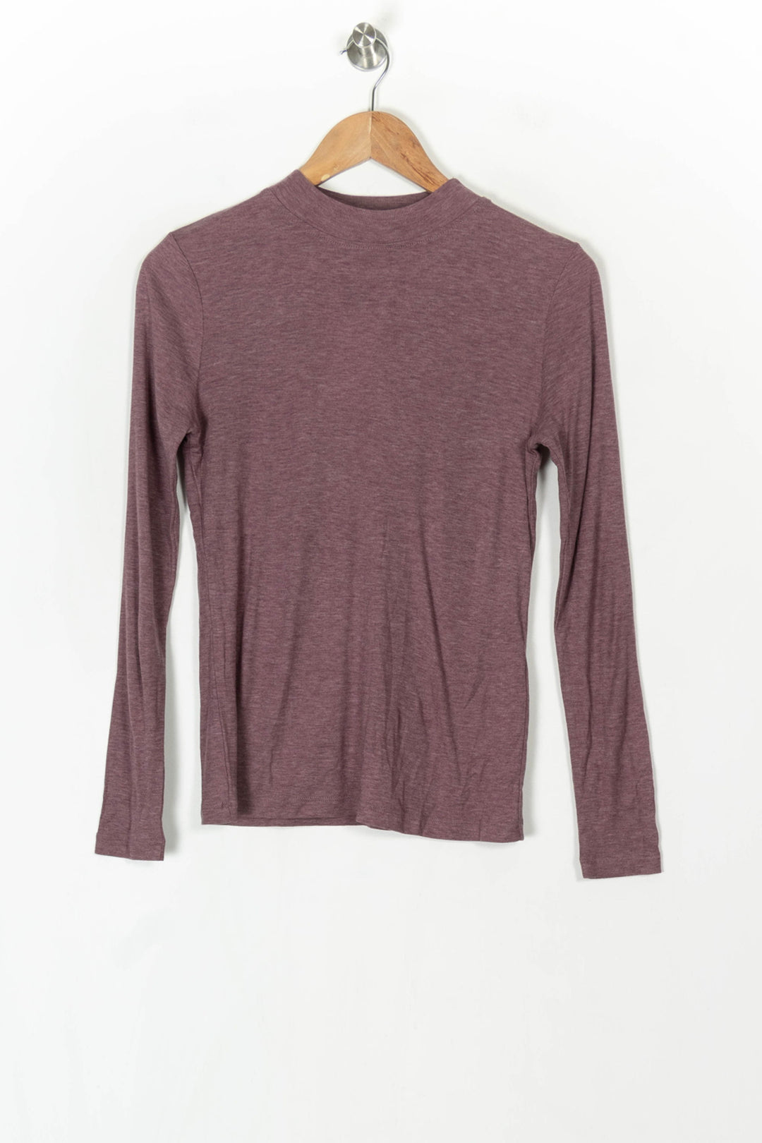 Tee-shirt à manches longues Violet - Taille S/36 de la marque Maison 123 | PARAD100019 - Vendu par Paradigme - Image 2