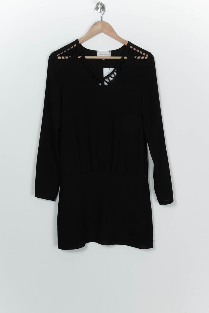 Robe Courte Noire - Taille S/36 de la marque Sud express | PARAD100023 - Vendu par Paradigme - Image 2
