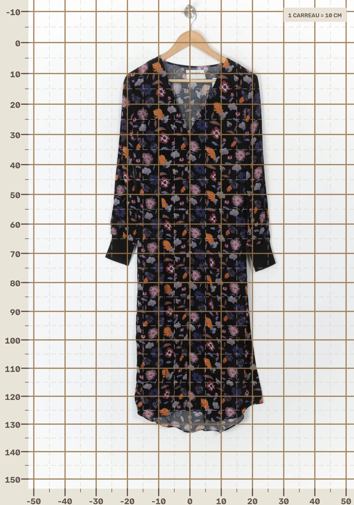 Robe Longue Noire - Taille S/36 de la marque ba&amp;sh | PARAD100040 - Vendu par Paradigme - Image 4