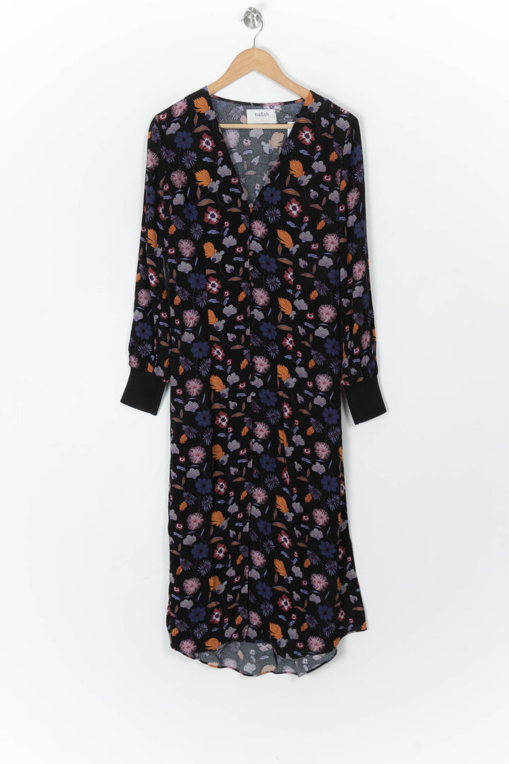 Robe Longue Noire - Taille S/36 de la marque ba&amp;sh | PARAD100040 - Vendu par Paradigme - Image 2