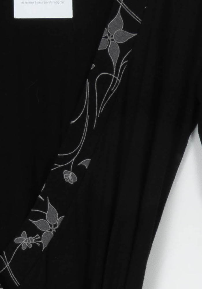 Robe Longue Noire - Taille M/38 de la marque Caroll | PARAD100042 - Vendu par Paradigme - Image 3