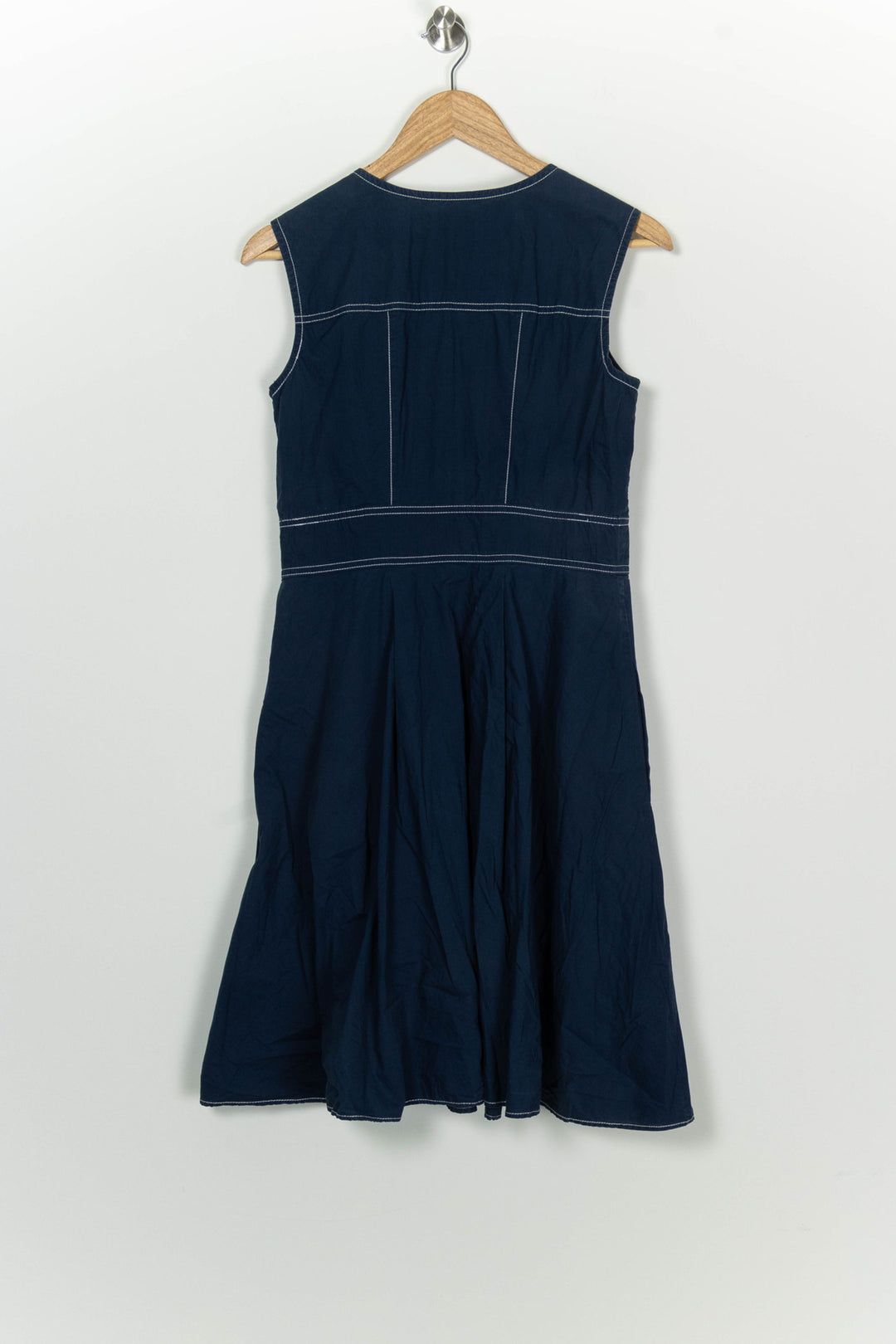 Robe Midi Bleu Marine - Taille L/40 de la marque Caroll | PARAD100054 - Vendu par Paradigme - Image 5