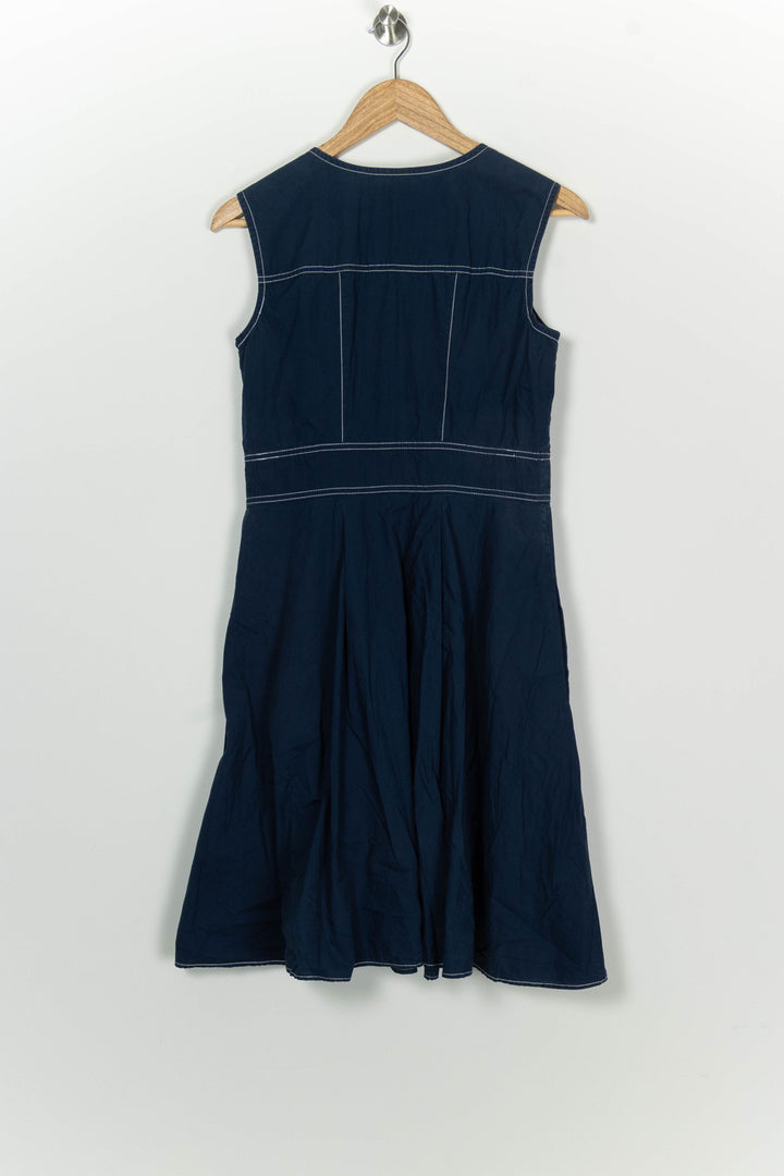 Robe Midi Bleu Marine - Taille L/40 de la marque Caroll | PARAD100054 - Vendu par Paradigme - Image 5