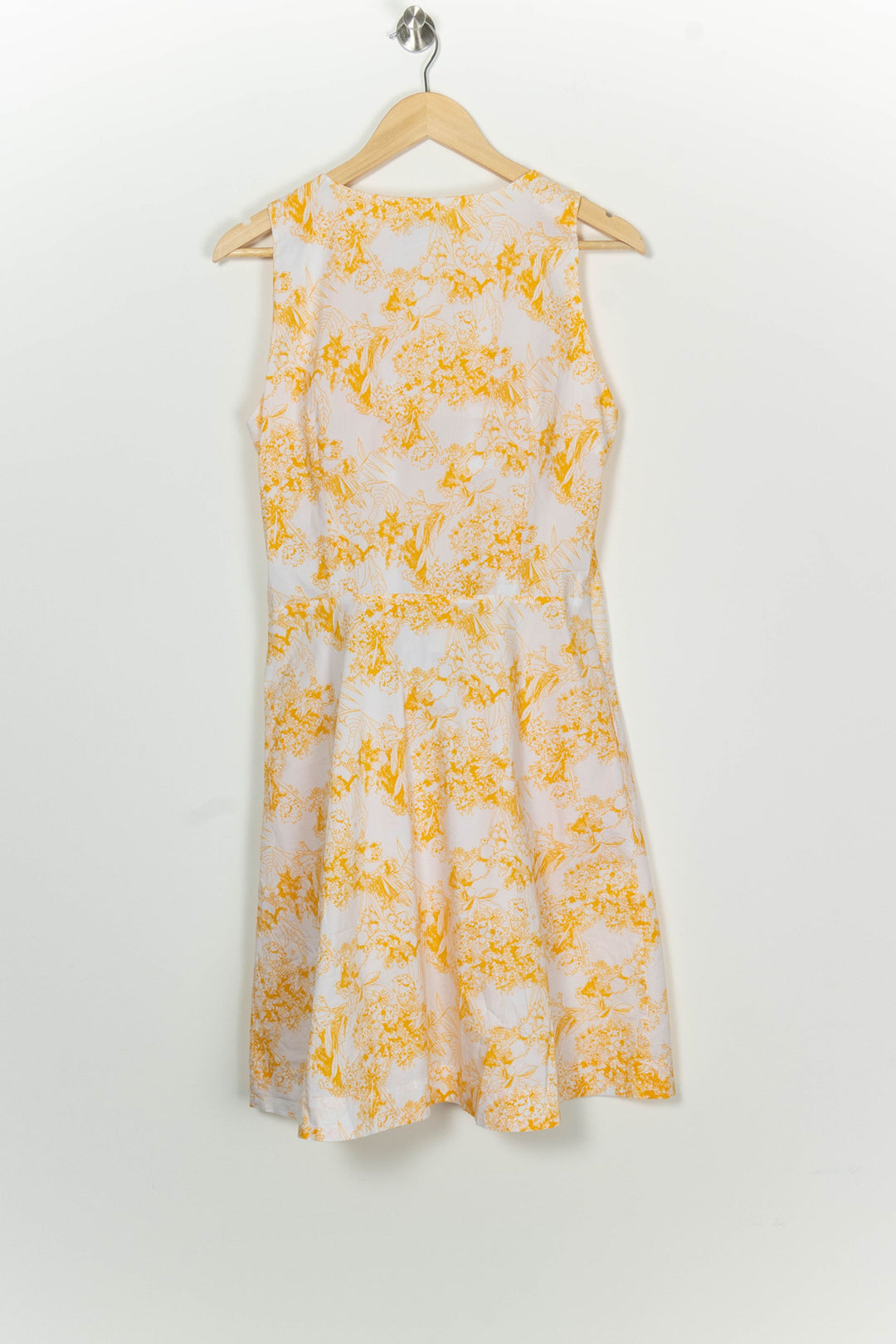Robe Midi Jaune et Blanche - Taille XL/42 de la marque Kookai | PARAD100057 - Vendu par Paradigme - Image 5