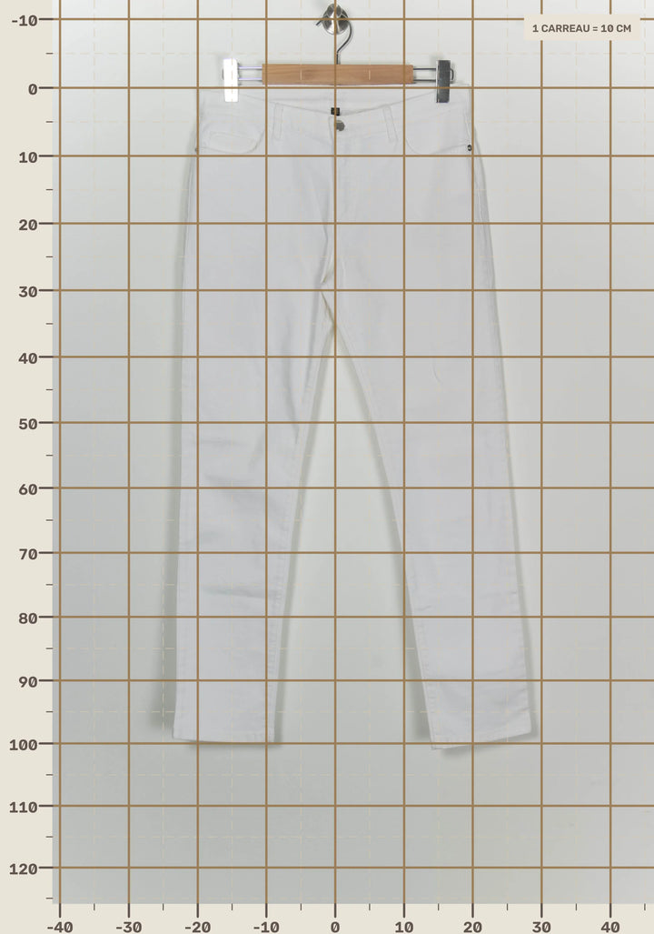 Jean Blanc - Taille L/40 de la marque Maison 123 | PARAD100059 - Vendu par Paradigme - Image 4