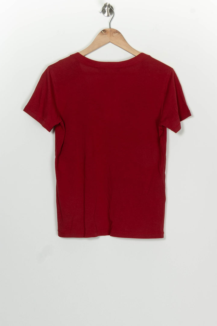 Tee-shirt à col V Rouge - Taille S/36 de la marque Comptoir des Cotonniers | PARAD100060 - Vendu par Paradigme - Image 5