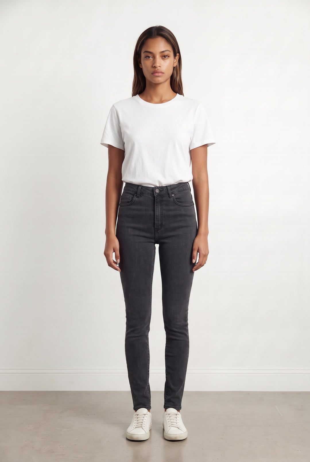 Jean Gris Foncé - Taille XS/34 de la marque American Vintage | PARAD100069 - Vendu par Paradigme - Image 1