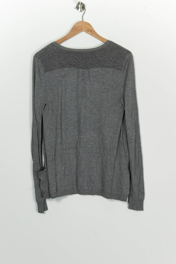 Cardigan Gris - Taille M/38 de la marque Gerard Darel | PARAD100074 - Vendu par Paradigme - Image 5