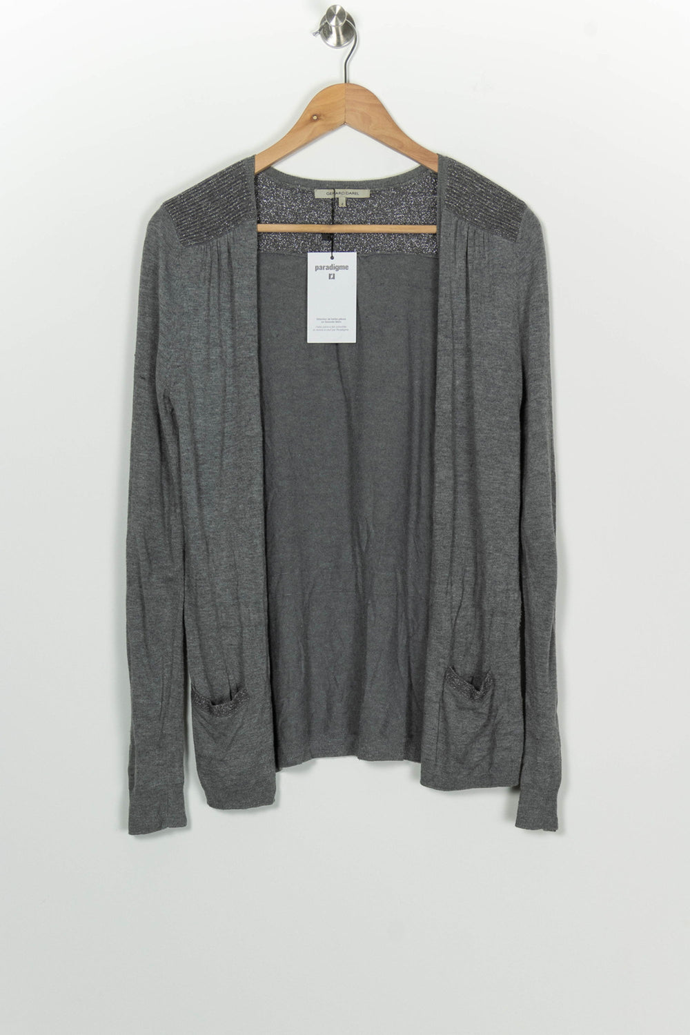 Cardigan Gris - Taille M/38 de la marque Gerard Darel | PARAD100074 - Vendu par Paradigme - Image 2