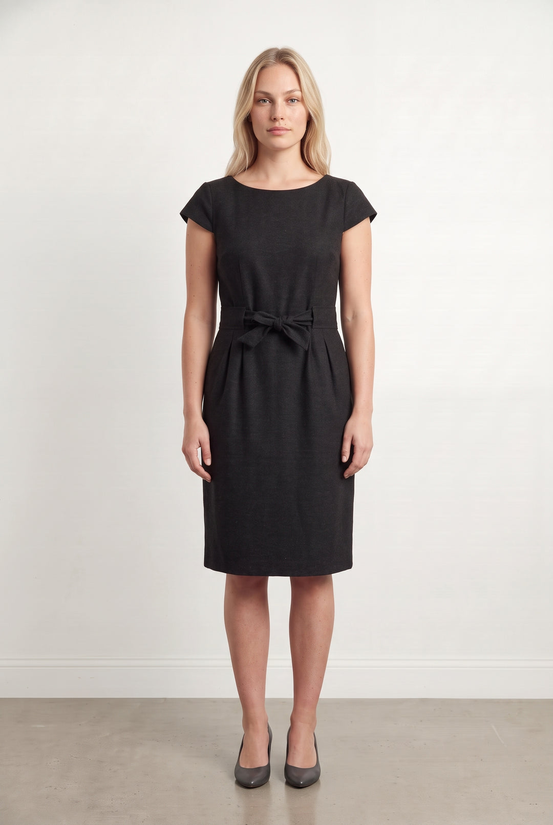 Robe Midi Grise - Taille L/40 de la marque Maison 123 | PARAD100090 - Vendu par Paradigme - Image 1
