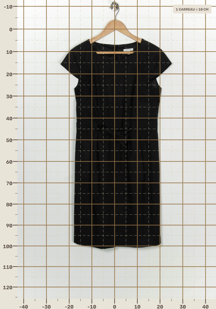 Robe Midi Grise - Taille L/40 de la marque Maison 123 | PARAD100090 - Vendu par Paradigme - Image 4
