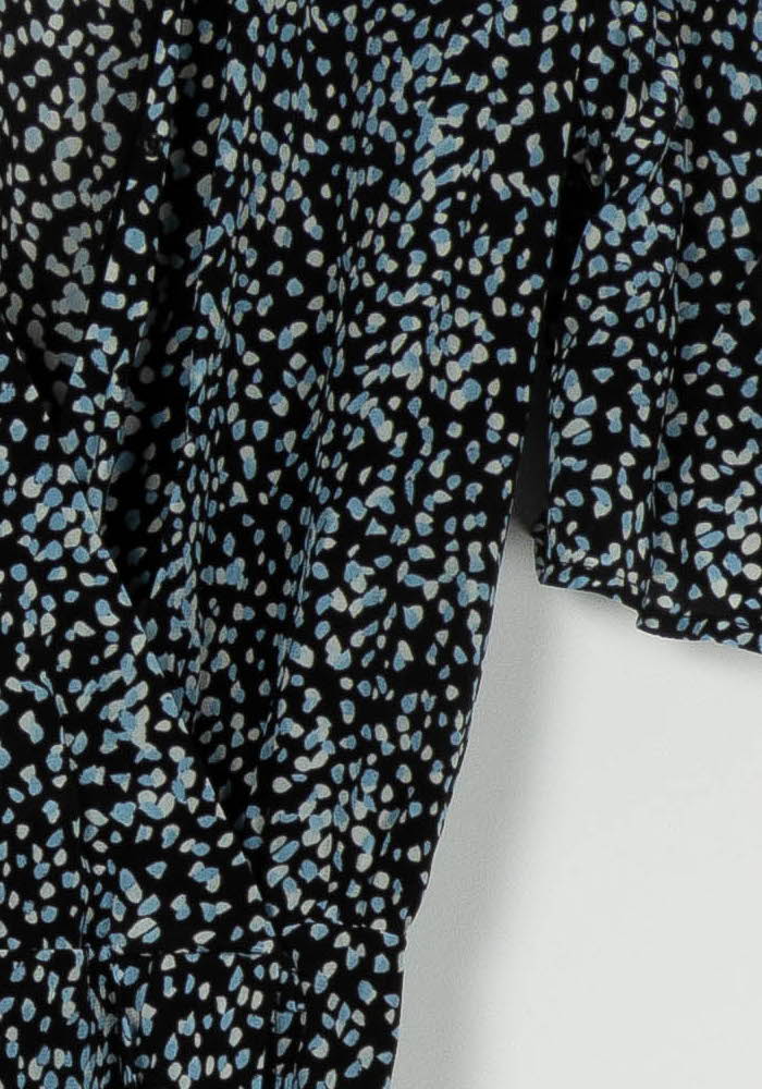 Robe Courte Noire et Bleue - Taille S/36 de la marque The Kooples | PARAD100092 - Vendu par Paradigme - Image 3
