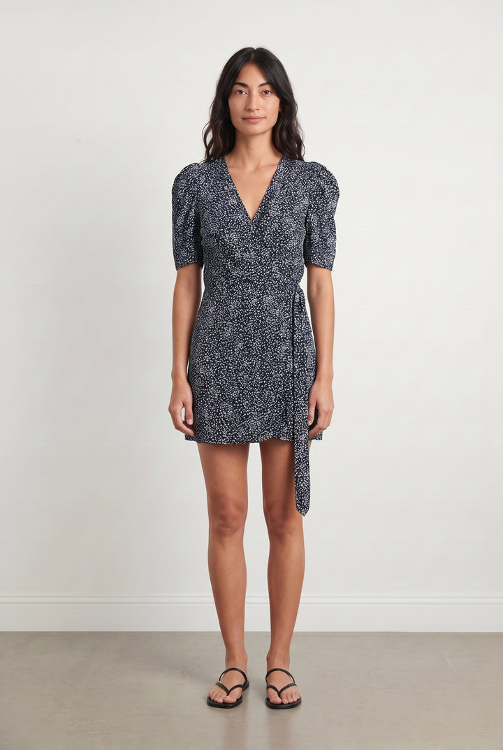 Robe Courte Noire et Bleue - Taille S/36 de la marque The Kooples | PARAD100092 - Vendu par Paradigme - Image 1