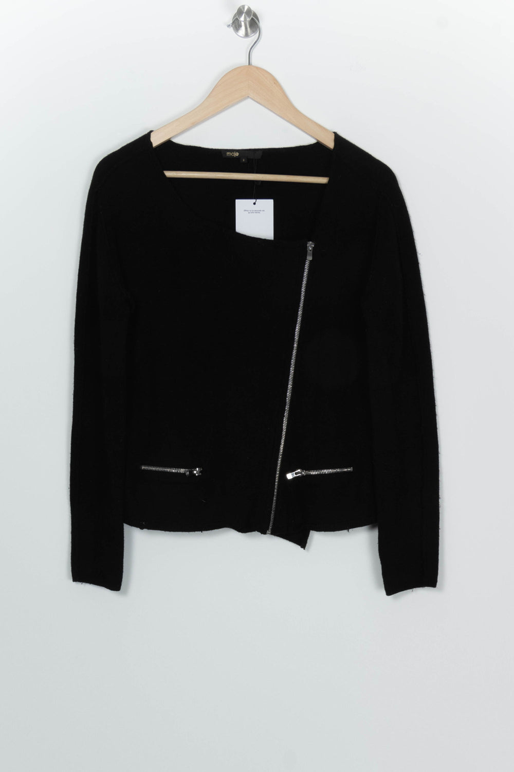 Gilet Noir - Taille M/38 de la marque Maje | PARAD100107 - Vendu par Paradigme - Image 2