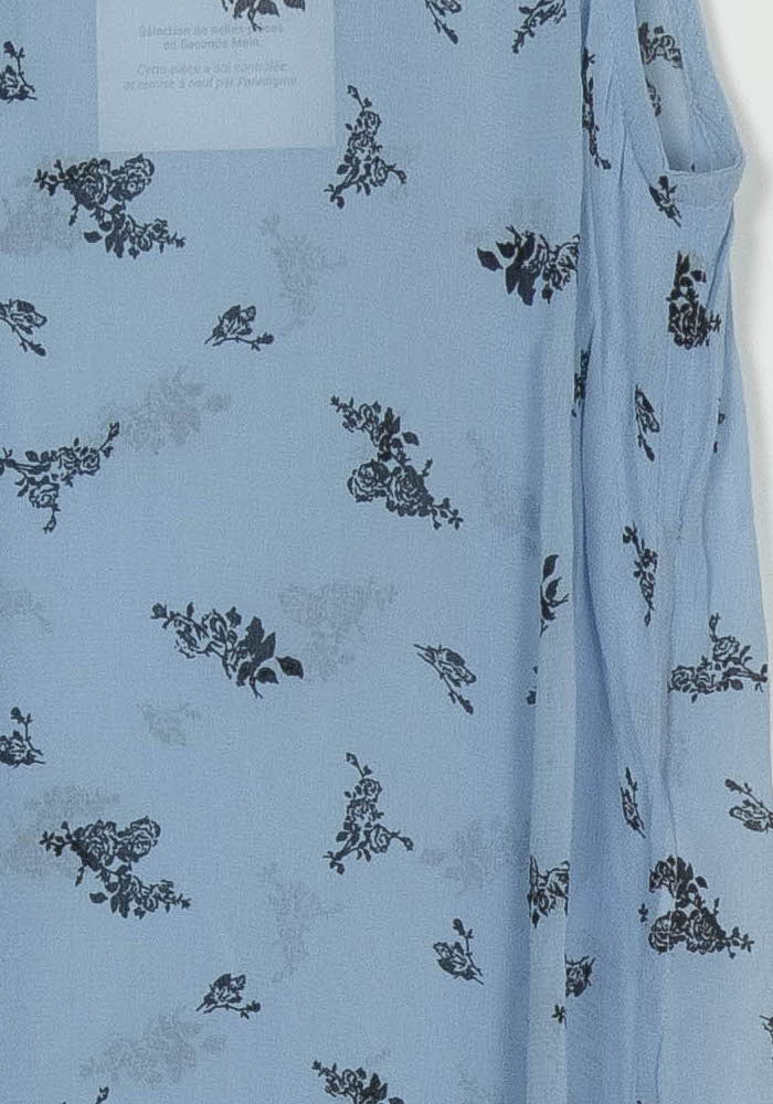 Débardeur Bleu - Taille S/36 de la marque Ganni | PARAD100114 - Vendu par Paradigme - Image 3