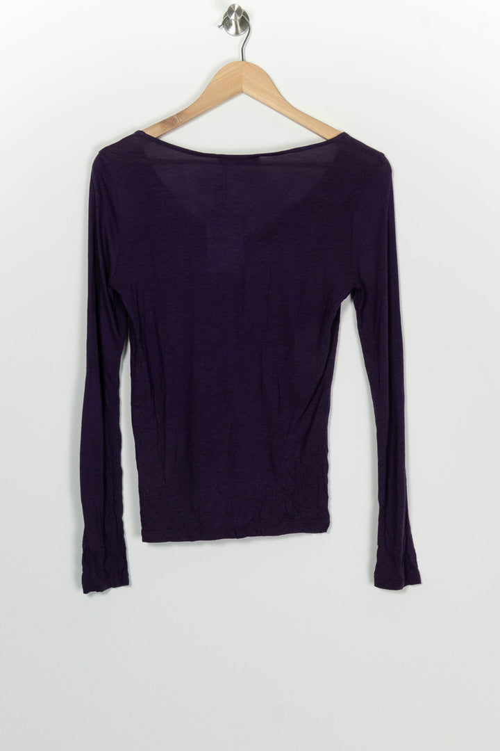Tee-shirt à manches longues violet - Taille XXL/44 de la marque Liu Jo | PARAD100116 - Vendu par Paradigme - Image 5