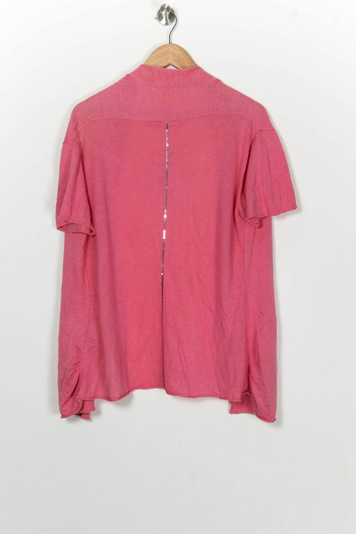 Gilet à Manches Courtes Rose - Taille M/38 de la marque Bérénice | PARAD100134 - Vendu par Paradigme - Image 5