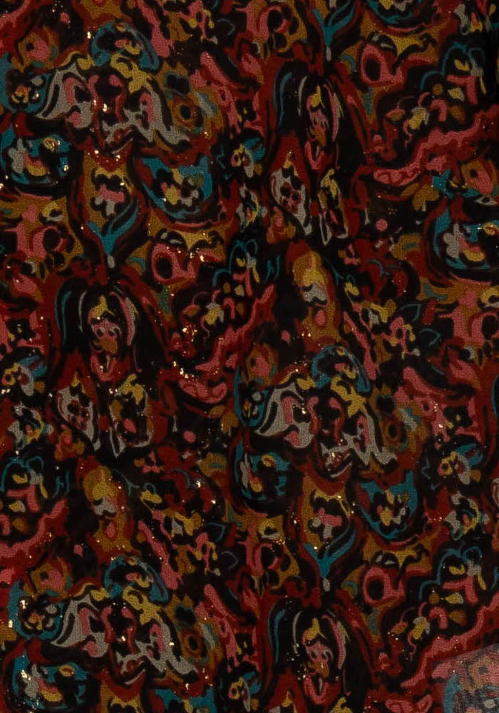 Blouse Noire et Rouge - Taille S/36 de la marque Sandro | PARAD100164 - Vendu par Paradigme - Image 3