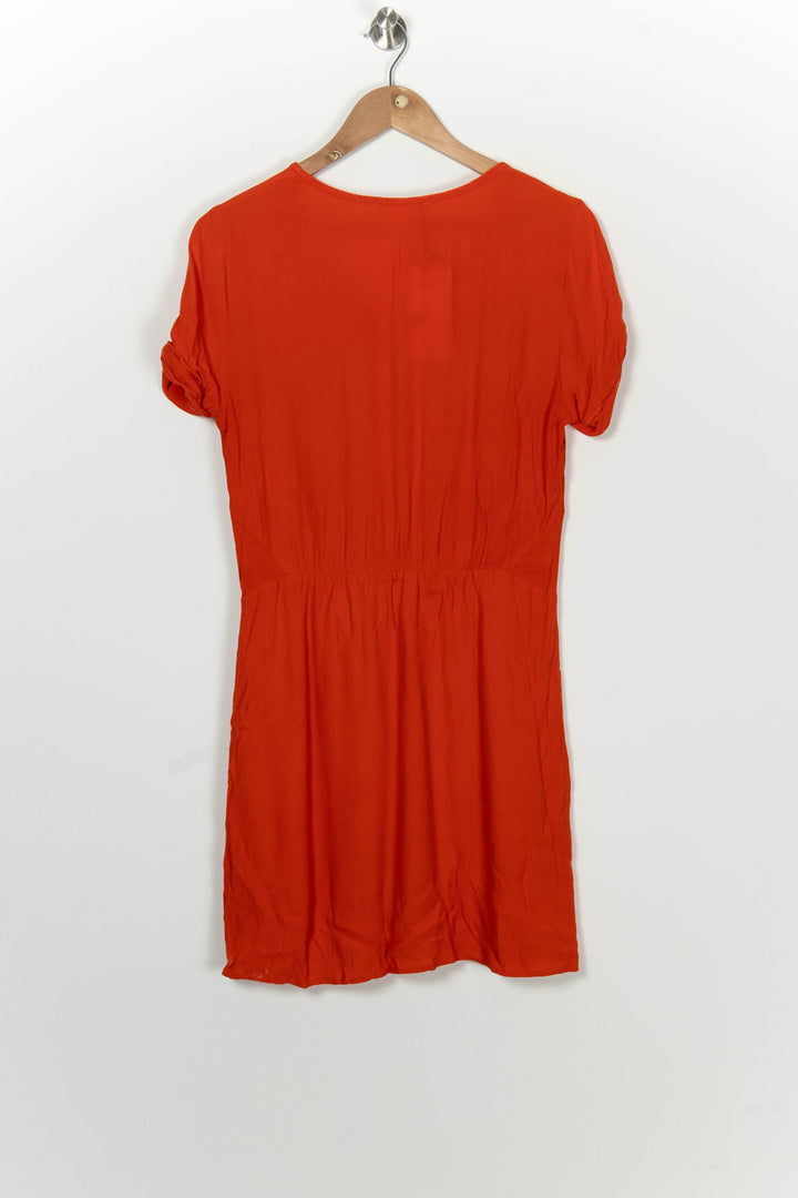 Robe Midi Rouge - Taille M/38 de la marque Sud express | PARAD100166 - Vendu par Paradigme - Image 5