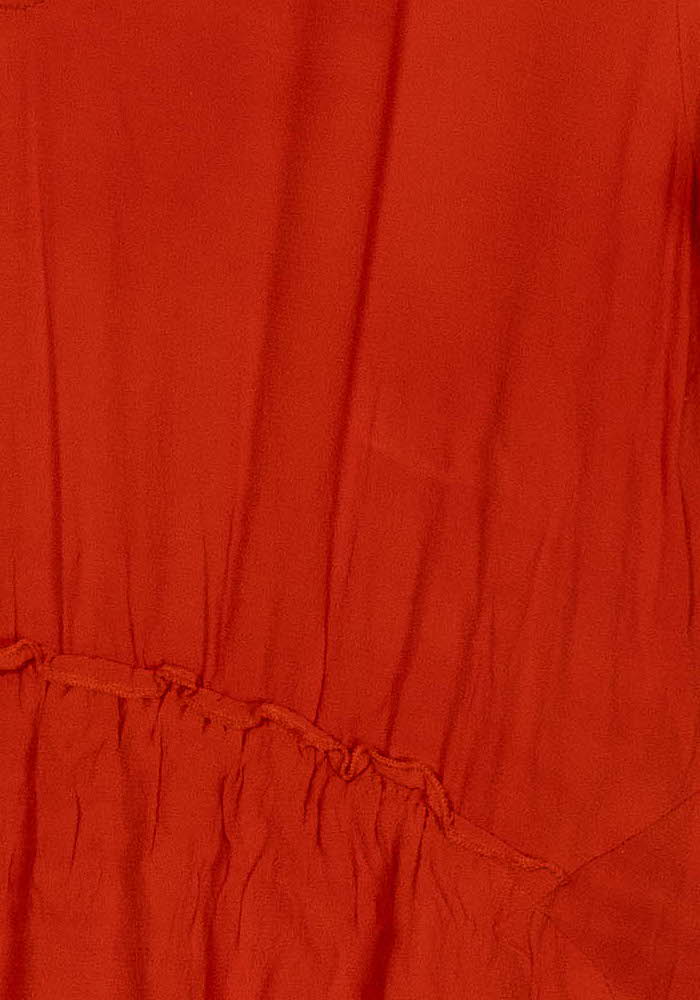 Robe Midi Rouge - Taille M/38 de la marque Sud express | PARAD100166 - Vendu par Paradigme - Image 3
