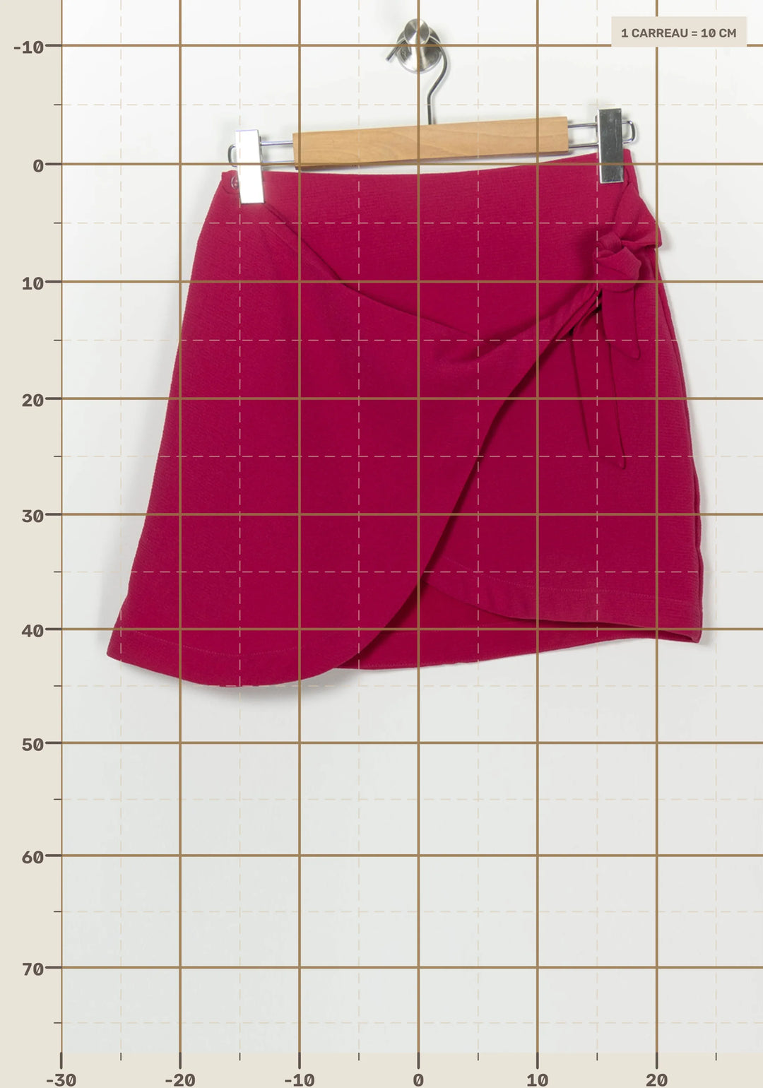 Jupe Portefeuille Rose - Taille S/36 de la marque Karl Marc John | PARAD100185 - Vendu par Paradigme - Image 4