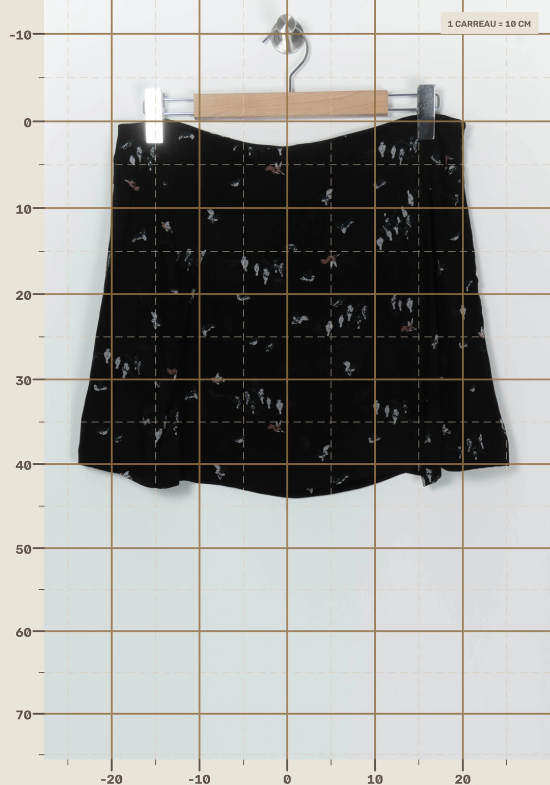 Jupe Courte Noire - Taille XL/42 de la marque Comptoir des Cotonniers | PARAD100187 - Vendu par Paradigme - Image 4