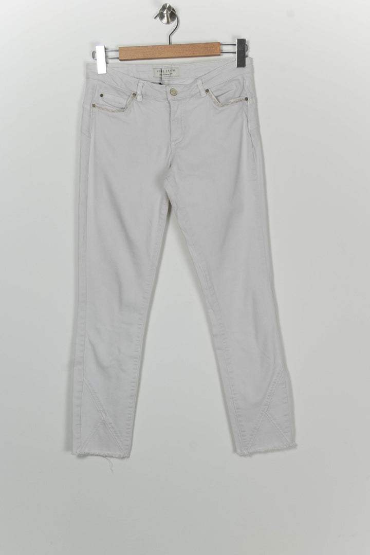 Jean Blanc - Taille M/38 de la marque IKKS | PARAD100189 - Vendu par Paradigme - Image 2
