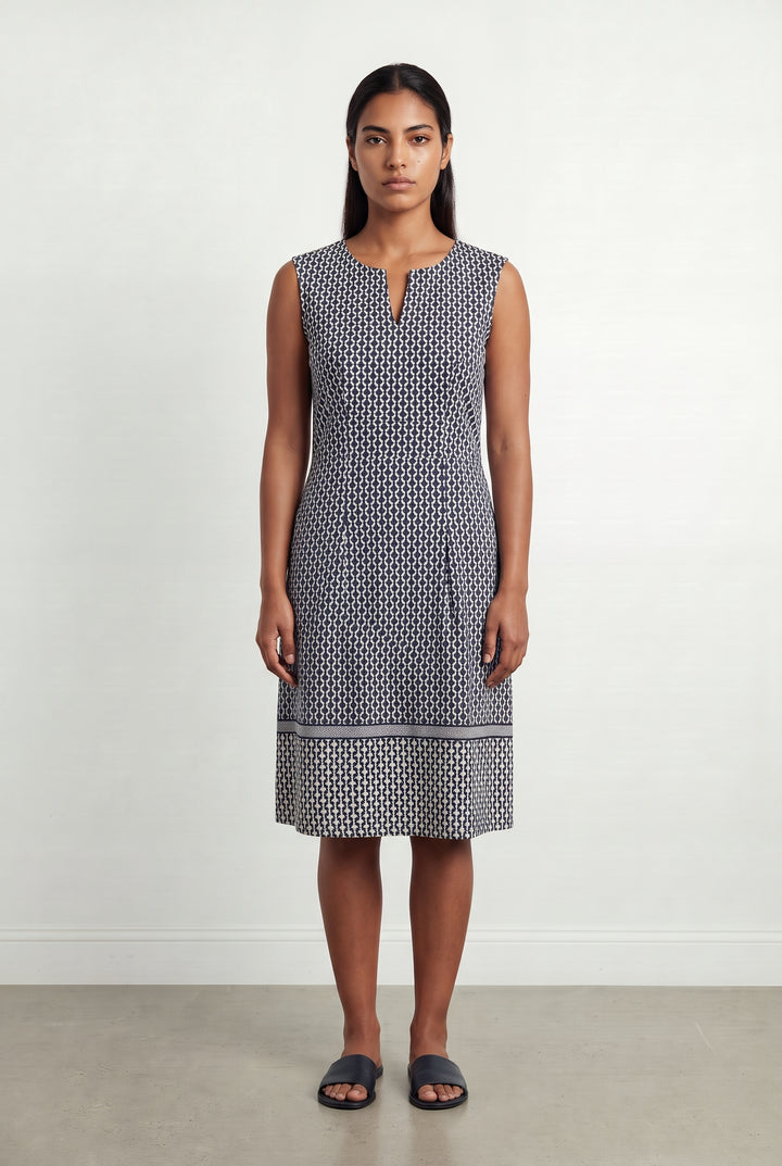 Robe Midi Noire et Blanche - Taille L/40 de la marque Maison 123 | PARAD100190 - Vendu par Paradigme - Image 1