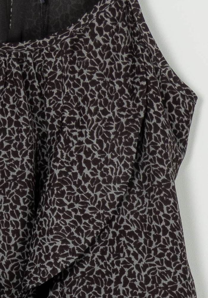 Robe Courte Grise - Taille L/40 de la marque Sud express | PARAD100191 - Vendu par Paradigme - Image 3