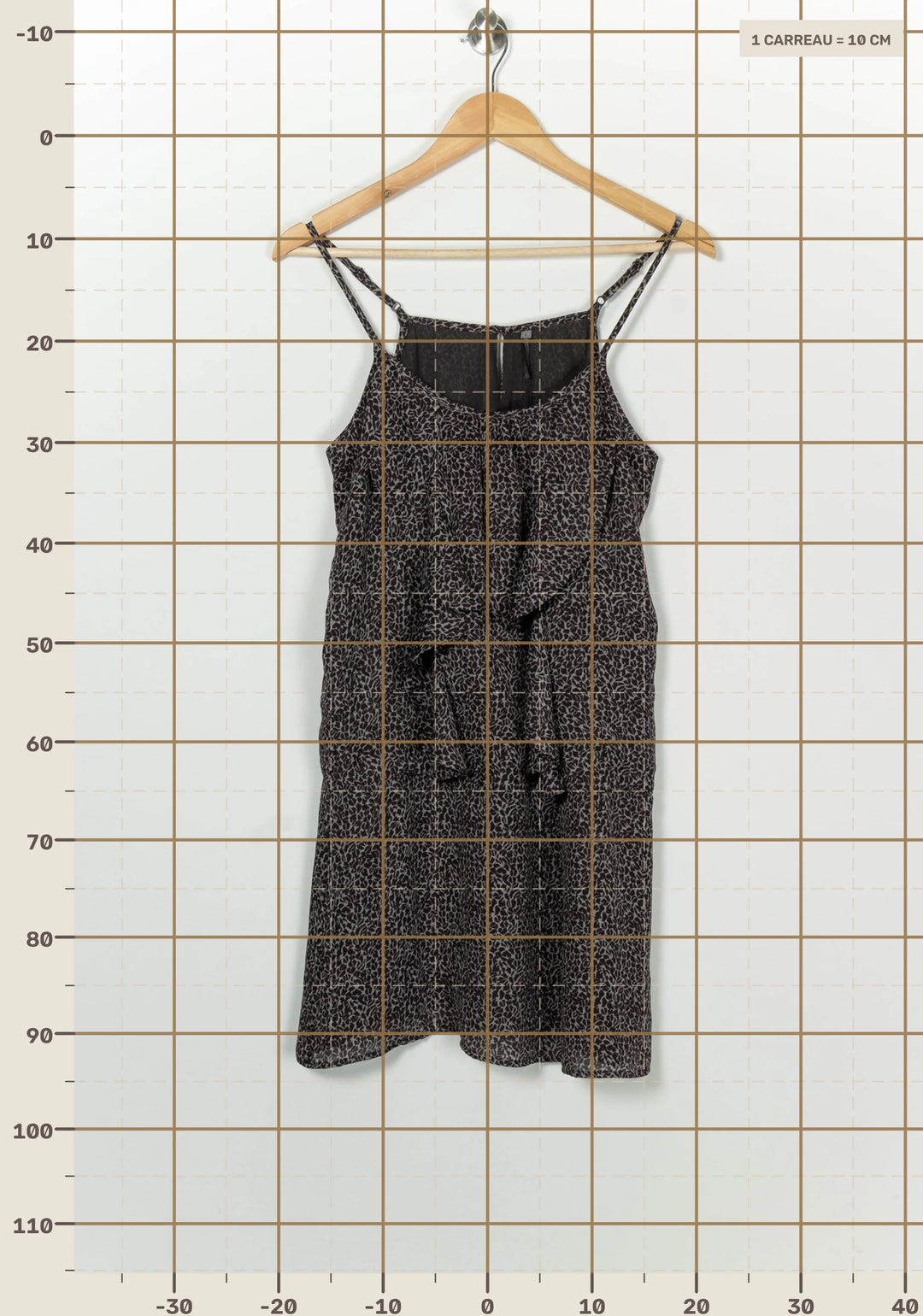Robe Courte Grise - Taille L/40 de la marque Sud express | PARAD100191 - Vendu par Paradigme - Image 4