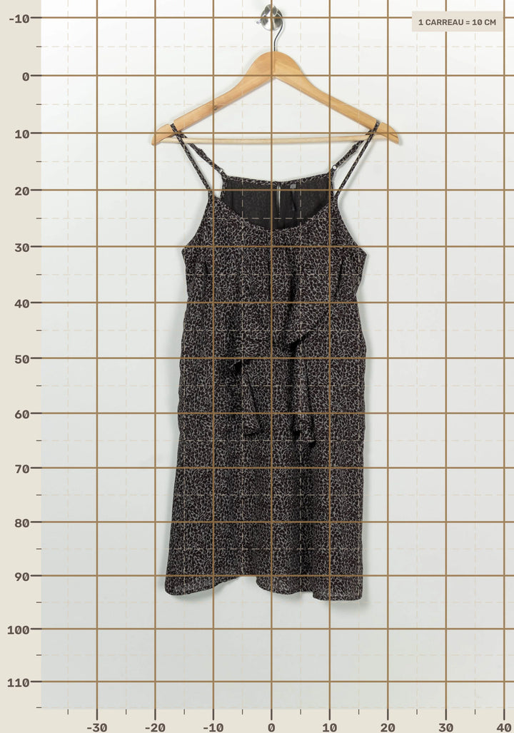 Robe Courte Grise - Taille L/40 de la marque Sud express | PARAD100191 - Vendu par Paradigme - Image 4
