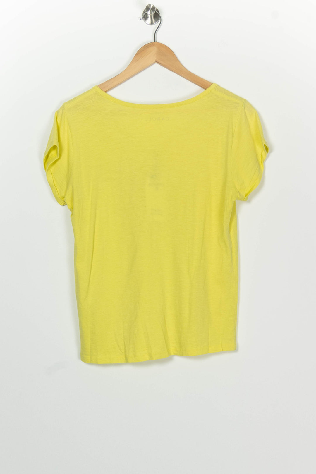 Tee-shirt Jaune - Taille XL/42 de la marque Caroll | PARAD100193 - Vendu par Paradigme - Image 5