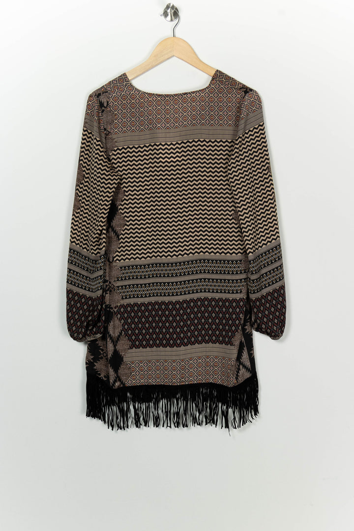 Robe Midi Noire et Beige - Taille T.U. de la marque Sud express | PARAD100196 - Vendu par Paradigme - Image 5