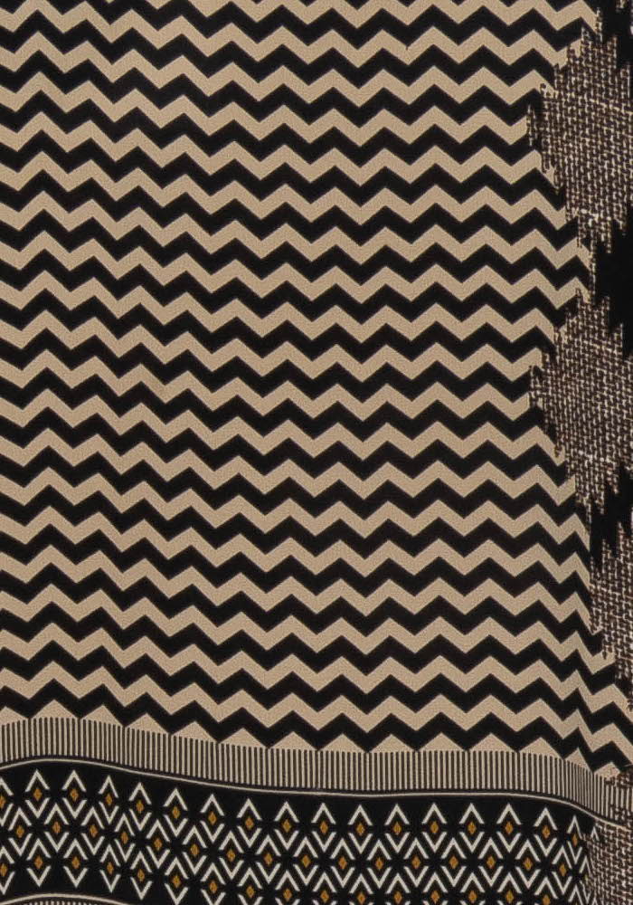 Robe Midi Noire et Beige - Taille T.U. de la marque Sud express | PARAD100196 - Vendu par Paradigme - Image 3