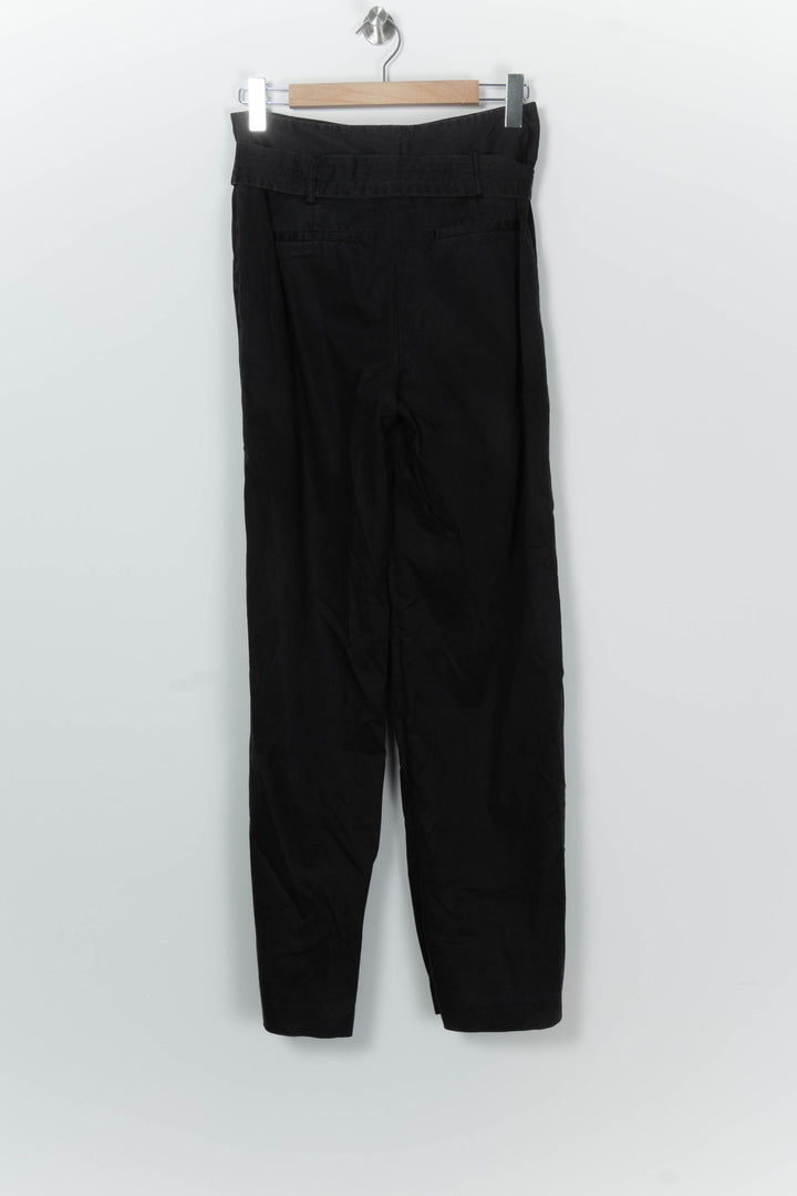 Pantalon Noir - Taille M/38 de la marque Caroll | PARAD100198 - Vendu par Paradigme - Image 5