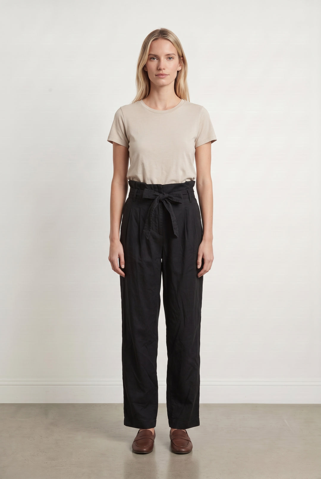 Pantalon Noir - Taille M/38 de la marque Caroll | PARAD100198 - Vendu par Paradigme - Image 1