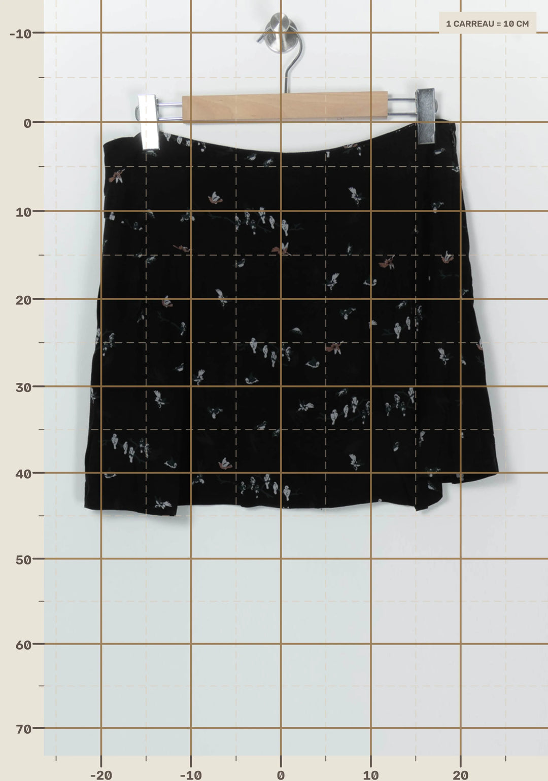 Jupe Courte Noire - Taille XL/42 de la marque Comptoir des Cotonniers | PARAD100201 - Vendu par Paradigme - Image 4