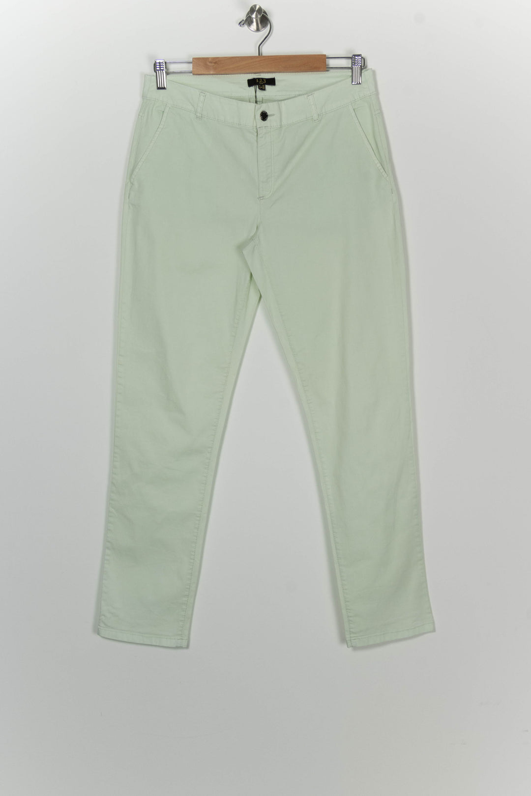 Pantalon Chino Vert - Taille L/40 de la marque Maison 123 | PARAD100204 - Vendu par Paradigme - Image 2