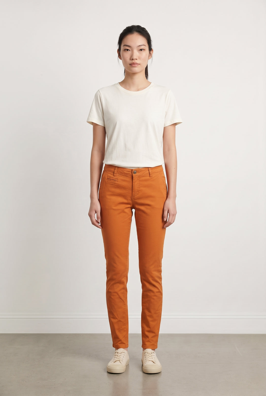Pantalon Chino Orange - Taille M/38 de la marque Maison 123 | PARAD100205 - Vendu par Paradigme - Image 1