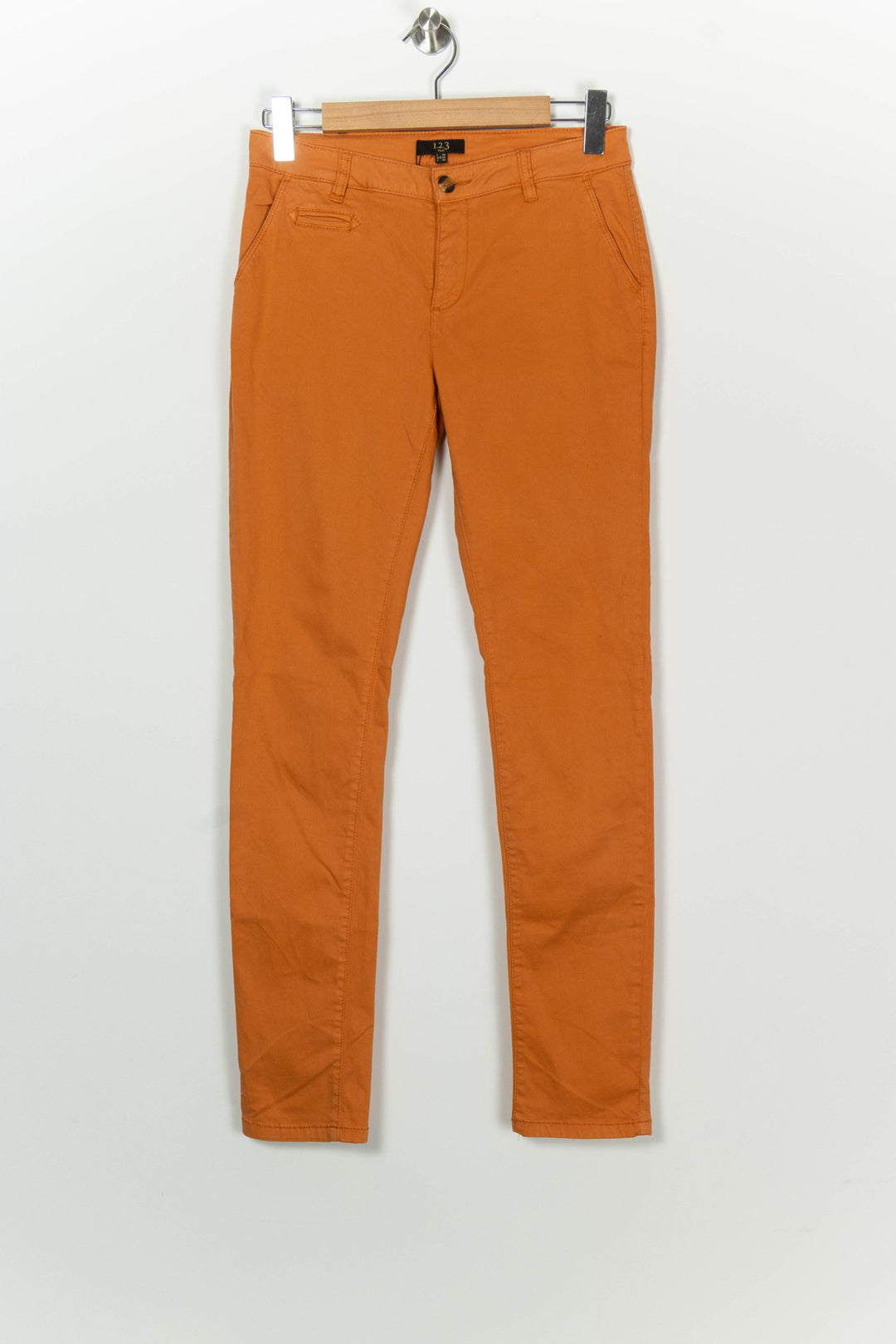 Pantalon Chino Orange - Taille M/38 de la marque Maison 123 | PARAD100205 - Vendu par Paradigme - Image 2
