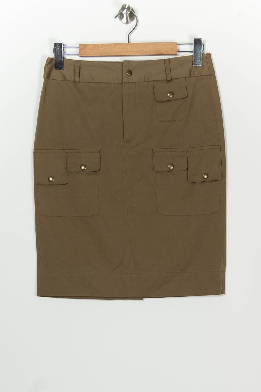 Jupe Midi Kaki - Taille M/38 de la marque Gerard Darel | PARAD100206 - Vendu par Paradigme - Image 2