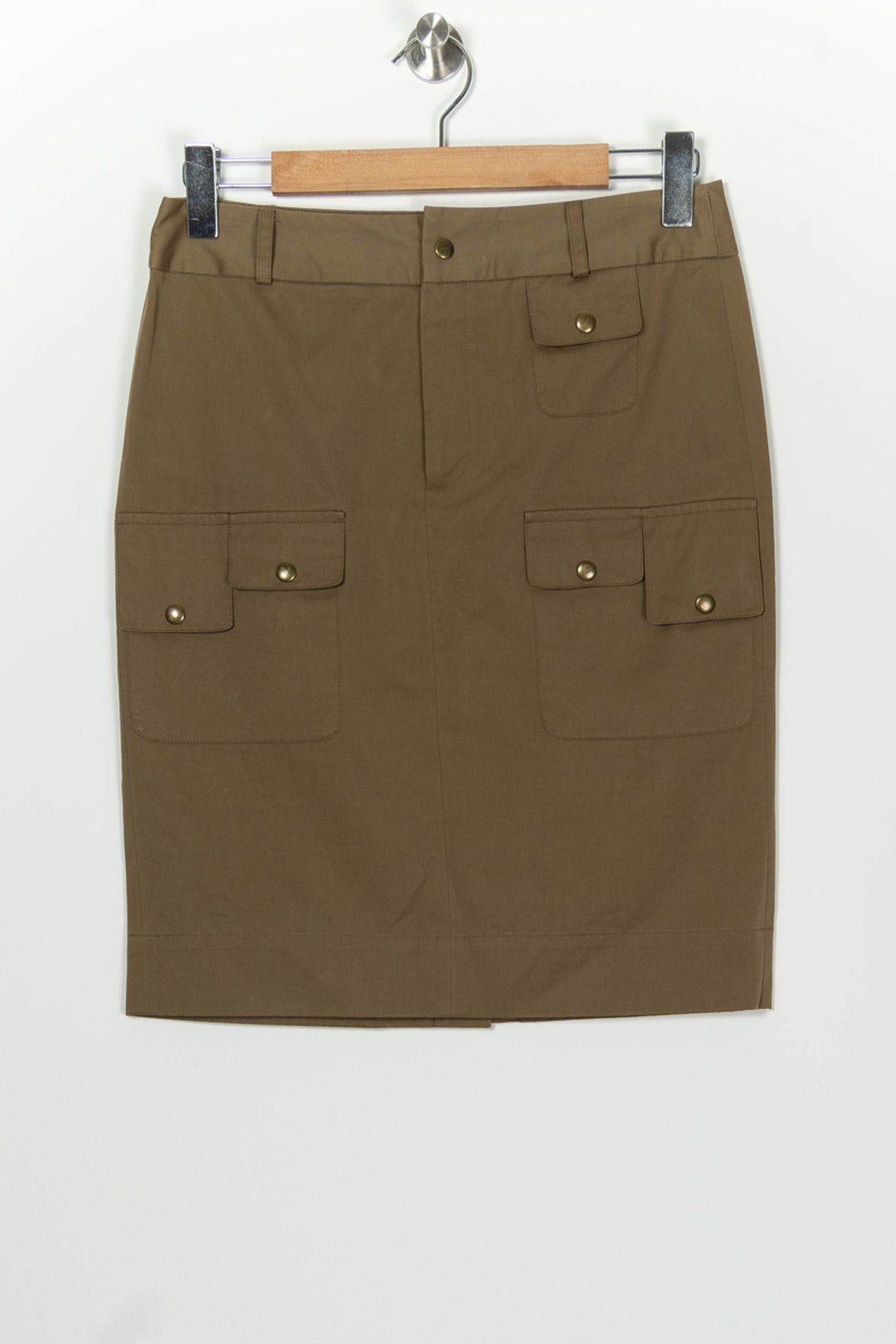 Jupe Midi Kaki - Taille M/38 de la marque Gerard Darel | PARAD100206 - Vendu par Paradigme - Image 2