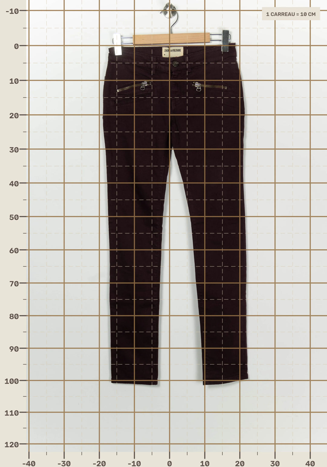 Jean Violet - Taille M/38 de la marque Zadig&amp;Voltaire | PARAD100207 - Vendu par Paradigme - Image 4