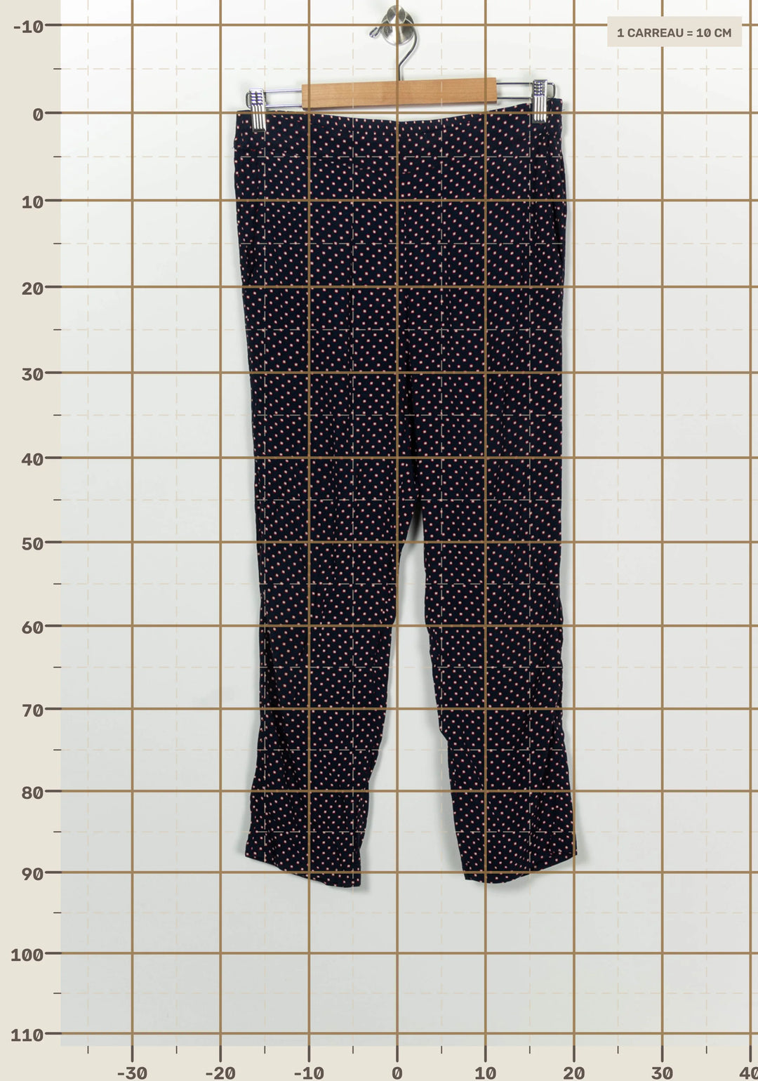 Pantalon De Tailleur Bleu - Taille L/40 de la marque Maison 123 | PARAD100209 - Vendu par Paradigme - Image 4