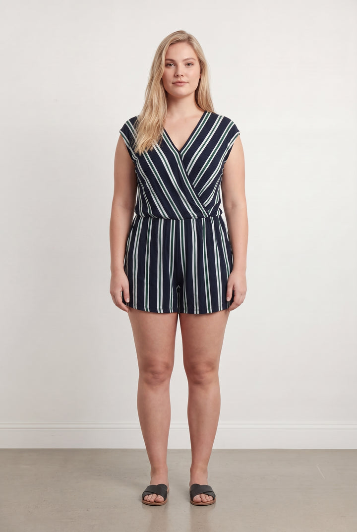 Combishort Bleu et Vert - Taille XL/42 de la marque Maison 123 | PARAD100217 - Vendu par Paradigme - Image 1