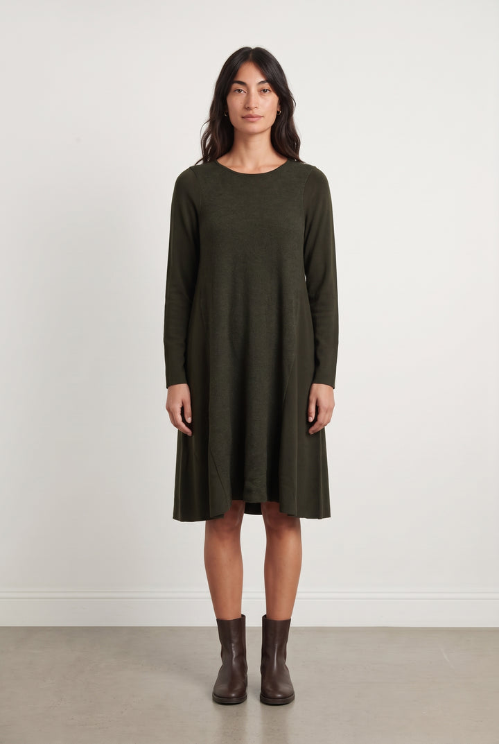 Robe Midi Vert Foncé - Taille M/38 de la marque COS | PARAD100218 - Vendu par Paradigme - Image 1