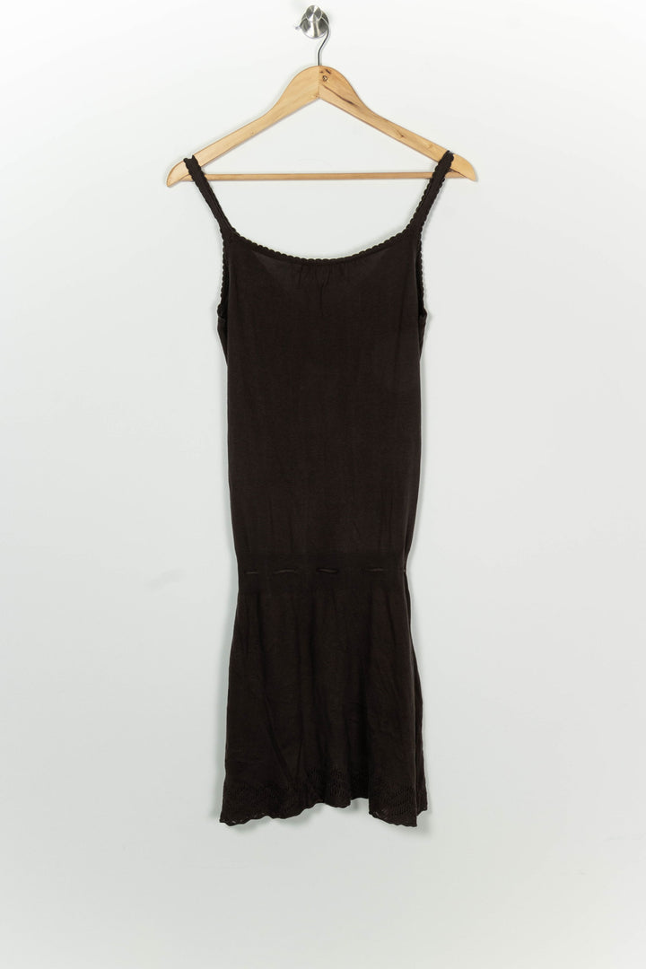 Robe Midi Marron - Taille M/38 de la marque Comptoir des Cotonniers | PARAD100219 - Vendu par Paradigme - Image 5
